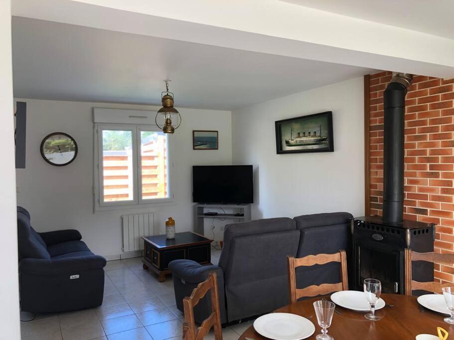 Maison Familiale A 1Km De La Mer Blainville-sur-Mer Eksteriør billede